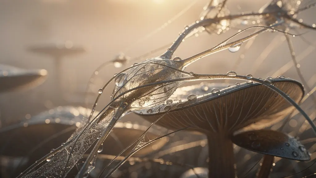 Visual representation of mental clarity emerging from fog through natural compounds and fasting