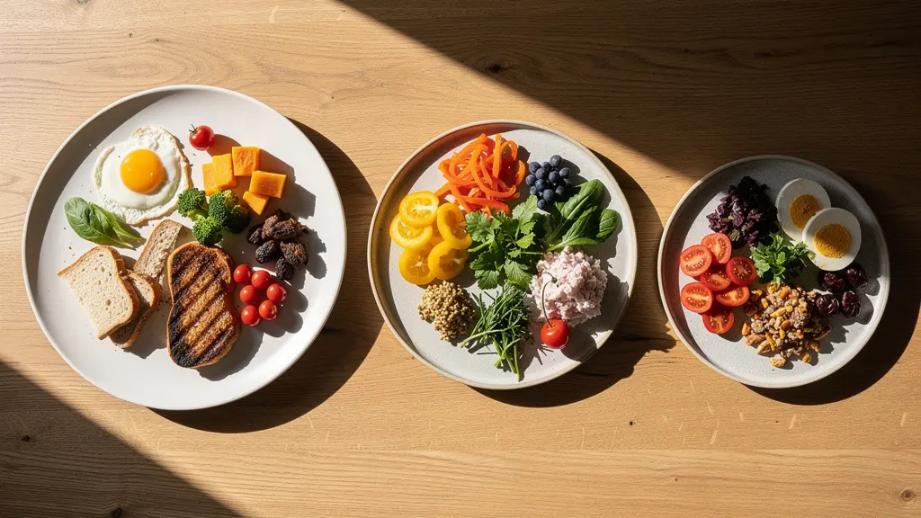 Visual representation of optimal meal timing throughout the day for insulin sensitivity