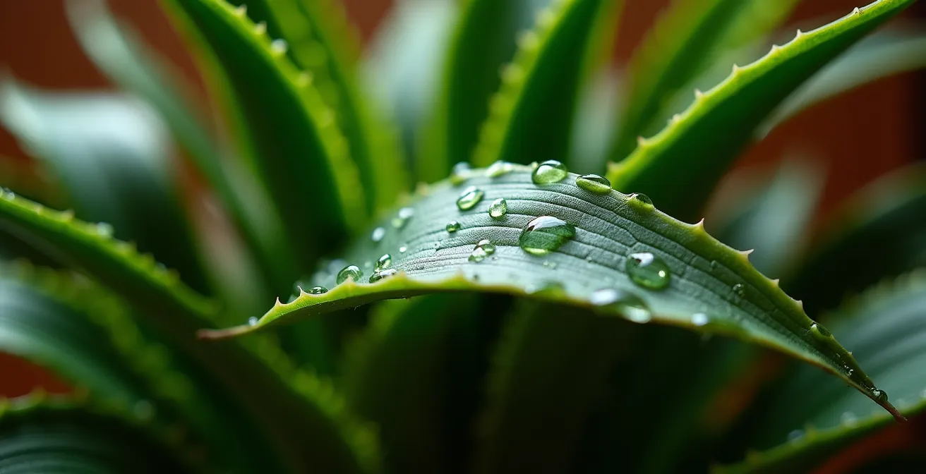Lush green plants thriving in a dimly lit office corner with subtle grow lighting